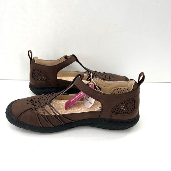 JBU by Jambu Sahara Women’s Mary Jane flats in brown. - Picture 4 of 8